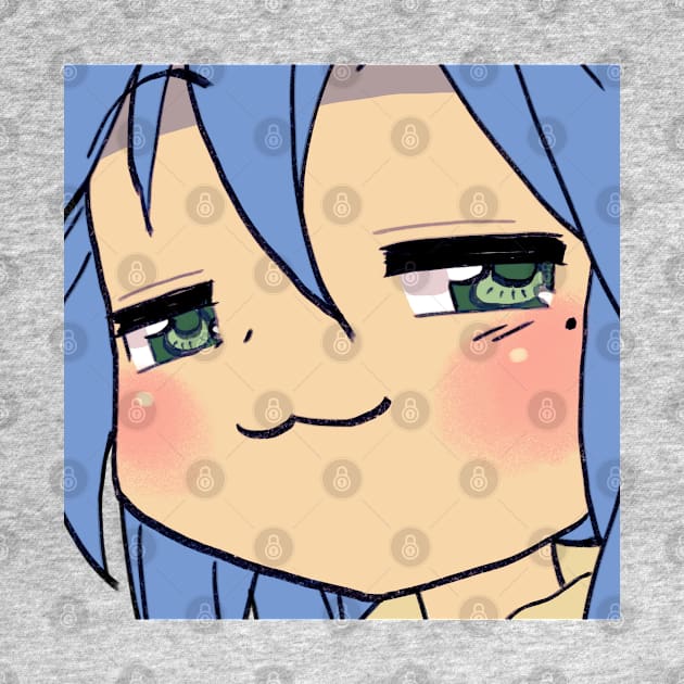 smug face izumi konata / lucky star by mudwizard